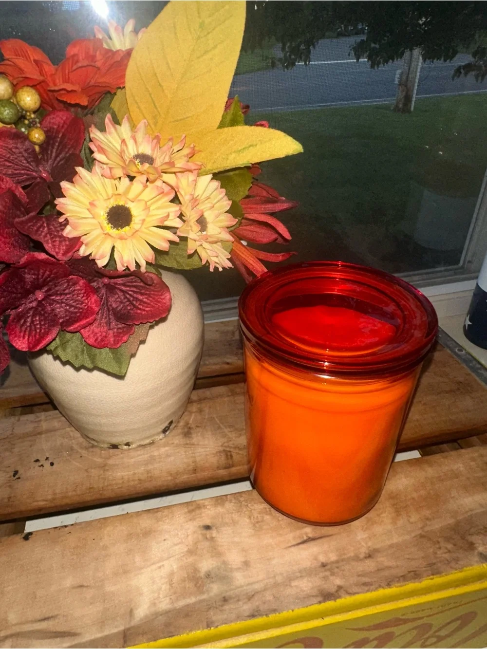 Golden Tangerine Summer Scented Jar Candle by Ashland